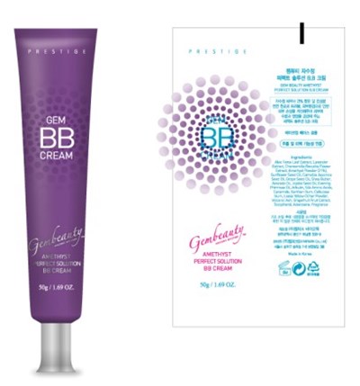 Display (Gem Beauty Amethyst Perfect Solution Label   Display)